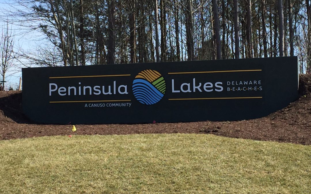 Peninsula Lakes Entrance Sign